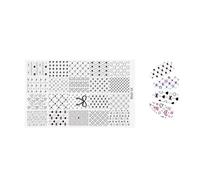 Nails De Mode Art Stamping Plate Manucure Nails Designs Accessoires Décoration Pour Les Modèles Conception Clous Saison À Domicile Et Professionnel