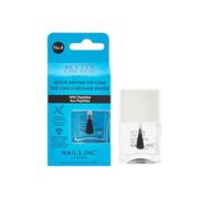 Nails.INC Better On Top Couche de finition à séchage rapide, sèche en 45 secondes, enrichie en peptides pour hydrater les ongles, sans cruauté envers les animaux, végétalien