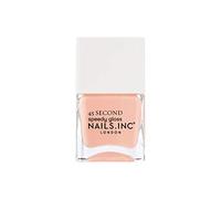 Nails Inc - CRUISING IN CARNABY STREET Vernis à ongles Quick Drying - Rose pêche - Séchage rapide 45 secondes - Renforcement ongles avec hexanal, calcium, magnésium - Cruelty Free - Manucure parfait