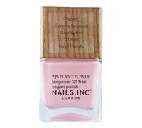 Nails Inc - EVERYDAY SELF CARE Plant Power vernis à ongles - 73% Plant Based, 100% Vegan & non testé sur les animaux - Manucure parfaite, rose bébé délicat - Nail Art écologique