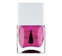 Nails Inc - GLOWING MY WAY vernis à ongles embellissant - Glow naturel, teinte rose - Finition miroitante et scintillante - Longue durée & Cruelty Free - Manucure parfaite, effet Fench Manicure