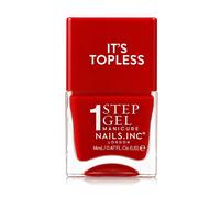 Nails Inc Topless Kendall (rouge à lèvres) - Vernis gel sans UV - Manucure en 1 étape jusqu’à 8 jours de tenue - Séchage rapide, végan & 21-free - Pour enfants & adultes - sans base ni top coat