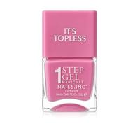Nails Inc Topless Miley (rose bonbon) - Vernis gel sans UV - Manucure en 1 étape jusqu’à 8 jours de tenue - Séchage rapide, végan & 21-free - Pour enfants & adultes - sans base ni top coat