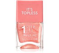 Nails Inc. It’s Topless vernis à ongles gel pour un effet longue tenue teinte Millie Peach Iridescent 14 ml