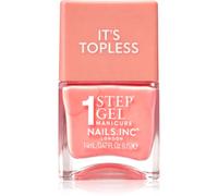 Nails Inc. It’s Topless vernis à ongles gel pour un effet longue tenue teinte Paloma Peach Creme 14 ml