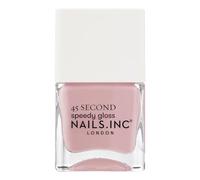 Nails Inc - KINGS CROSS KEEPS COOL Vernis à ongles Quick Drying - Rose tendre - Séchage rapide 45 secondes - Renforcement ongles avec hexanal, calcium, magnésium - Cruelty Free - Manucure parfait