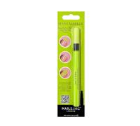 Nails Inc - MANI MARKER GREEN NEON Nail Art Pen - Stylo précis pour le design des ongles, vert fluo - Vegan, non testé sur les animaux & facile à utiliser - Idéal pour DIY-Nail Art - Manucure parfait