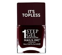 Nails Inc Topless Billie (bordeaux) - Vernis gel sans UV - Manucure en 1 étape jusqu’à 8 jours de tenue - Séchage rapide, végan & 21-free - Pour enfants & adultes - sans base ni top coat