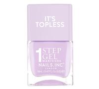 Nails Inc Topless Hailey (lavande) - Vernis gel sans UV - Manucure en 1 étape jusqu’à 8 jours de tenue - Séchage rapide, végan & 21-free - Pour enfants & adultes - sans base ni top coat