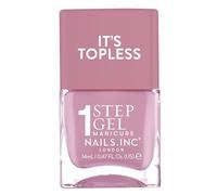 Nails Inc Topless Lily (rose mauve) - Vernis gel sans UV - Manucure en 1 étape jusqu’à 8 jours de tenue - Séchage rapide, végan & 21-free - Pour enfants & adultes - sans base ni top coat