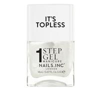 Nails Inc Topless Sydney (blanc nacré) - Vernis gel sans UV - Manucure en 1 étape jusqu’à 8 jours de tenue - Séchage rapide, végan & 21-free - Pour enfants & adultes - sans base ni top coat