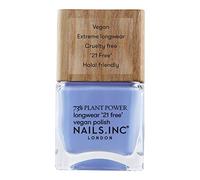Nails.INC Vernis à ongles 73% Plant Power - Couleur à ongles longue durée jusqu'à 10 jours - Séchage rapide - Sans cruauté envers les animaux - Végétalien - Formule gratuite 21 - Soul Surfing (14 ml)