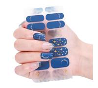 Nails Pointe Français Stripons Vernis Gradients Nails Art Sticker Glossy Gels Strips Gels Wraps Decoration Gradient Polon