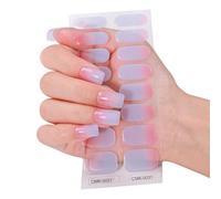 Nails Polish Striangs Enveloppe Les Autocollants Enveloppement Complet Gel Auto-adhésif Art Décalal Avec Fichier Ongles Vernis