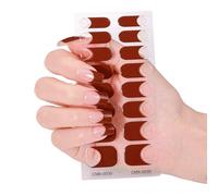 Nails Polish Striangs Enveloppe Les Autocollants Enveloppement Complet Gel Auto-adhésif Art Décalal Avec Fichier Ongles Vernis