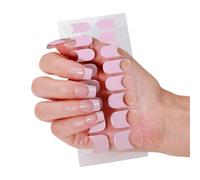 Nails Polish Striangs Enveloppe Les Autocollants Enveloppement Complet Gel Auto-adhésif Art Décalal Avec Fichier Ongles Vernis
