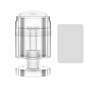 Nails Stamper French Tip Nails Stamp Rotation Art Stamper Clear Silicone Stamping Tool Tool Art Rotation Silicone