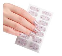 Nails Wick Lot de 14 autocollants pour ongles en gel pour femme