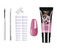Nailsala Gel Kit, Nailsala Press on Nails Kit, Home Full Nail Kit, Acrylic Nail Kit for Beginners Home DIY and Salon Use, Full Nail Kit Set Professional Acrylic with Everything for Beginners (A06)