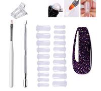 Nailsala Gel Kit, Nailsala Press on Nails Kit, Home Full Nail Kit, Acrylic Nail Kit for Beginners Home DIY and Salon Use, Full Nail Kit Set Professional Acrylic with Everything for Beginners (Z12)