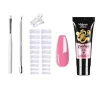 Nailsala Gel Kit, Nailsala Press on Nails Kit, Home Full Nail Kit, Acrylic Nail Kit for Beginners Home DIY and Salon Use, Full Nail Kit Set Professional Acrylic with Everything for Beginners (A02)