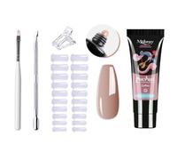 Nailsala Gel Kit, Nailsala Press on Nails Kit, Home Full Nail Kit, Acrylic Nail Kit for Beginners Home DIY and Salon Use, Full Nail Kit Set Professional Acrylic with Everything for Beginners (A03)