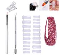 Nailsala Gel Kit, Nailsala Press on Nails Kit, Home Full Nail Kit, Acrylic Nail Kit for Beginners Home DIY and Salon Use, Full Nail Kit Set Professional Acrylic with Everything for Beginners (Z10)