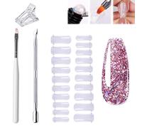 Nailsala Gel Kit, Nailsala Press on Nails Kit, Home Full Nail Kit, Acrylic Nail Kit for Beginners Home DIY and Salon Use, Full Nail Kit Set Professional Acrylic with Everything for Beginners (Z02)