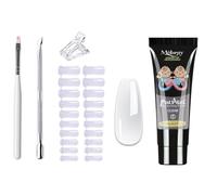 Nailsala Gel Kit, Nailsala Press on Nails Kit, Home Full Nail Kit, Acrylic Nail Kit for Beginners Home DIY and Salon Use, Full Nail Kit Set Professional Acrylic with Everything for Beginners (A08)