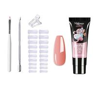 Nailsala Gel Kit, Nailsala Press on Nails Kit, Home Full Nail Kit, Acrylic Nail Kit for Beginners Home DIY and Salon Use, Full Nail Kit Set Professional Acrylic with Everything for Beginners (A04)