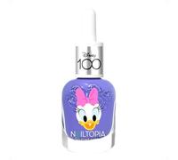 Nailtopia Bio-Sourced Chip Free Nail Lacquer Disney Collection Daisy Duck - Superfood-Infused Polish - Chip Resistant Formula - Quick-Dry Long Lasting Wear - Purple Cream - 5 ml