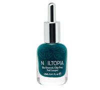 Nailtopia Bio-Sourced Chip Free Nail Lacquer Seas The Day Vernis à ongles végétalien, Cruelty Free Deep Teal renforce et durcit les ongles avec des ingrédients naturels et des vitamines, 11,6 g