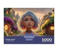 Naime-Style of Young Girl 1000 Pièces Carton Premium Coffret De Puzzles Storybook Cottage Stimulant Et Éducatif Jeu Familial Puzzles As Birthday Gifts 70x50cm/1000pcs