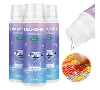 NAIMOER Colle Diamond Painting 360ML,Colle transparente pour Peinture au Diamant,Diamond Painting Accessoires,Scellant pour Fixer et Sceller les Kit Diamond Painting Conserve son éclat pour toujours