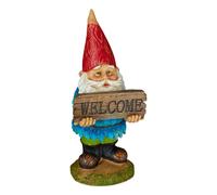 Nain de jardin Figurine colorée Statuette résistante aux intempéries 31 cm