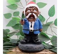 Nain de jardin militaire, dites quoi encore ! Nain de guerre drôle, nain de guerre amusant, statue de soldat en résine, nain homme noir, statue de gangster nain, statue fantaisie pour décoration