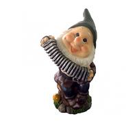 Nain De Jardin Qui Joue De L'Accordéon 16X13X28CM