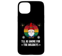 Nain de Noël amusant avec inscription « I'll Be Gnome For The Holidays » Coque pour iPhone 15 Plus