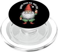 Nain de Noël Amusant et Grossier avec Un Lutin avec Doigt d'honneur PopSockets PopGrip pour MagSafe