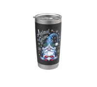 Nain de Noël animal magique esprit de vacances Gobelet isotherme en acier inoxydable double paroi