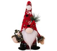 Nain de Noël - Décoration de vacances d'hiver, adorable peluche sans visage, design scandinave, chapeau et barbe en tricot doux, fait à la main de qualité supérieure, décoration saisonnière pour la ma