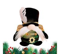 Nain De Noël Décoration,Figurine De Nain Soldat De Noël LED Debout - Décorations D'intérieur pour Bureau Domicile Extérieur École Dortoir - Appartement Anniversaire Fête