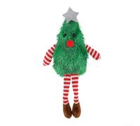 Nain de Noël festif centre de table adapté à divers lieux de vacances, y compris les espaces de travail et les espaces de vie (vert)