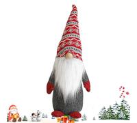 Nain de Noël Figurines faites à la main Ornements et statues | Décorations de Noël nain pour la maison intérieur jardin fenêtre table fête Halloween bureau Thanksgiving