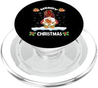 Nain de Noël Joyeux Tenant Un Biscuit de Noël en Pain d'épice PopSockets PopGrip pour MagSafe