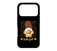 Nain de Noël Mignon Tenant Un Gland d'automne Bonjour Feuilles d'automne Coque pour iPhone 17 Pro
