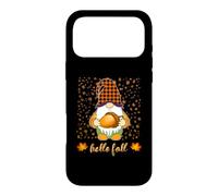 Nain de Noël Mignon Tenant Un Gland d'automne Bonjour Feuilles d'automne Coque pour iPhone 17 Pro Max