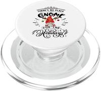 Nain de Noël « There Is No Place Like Gnome » PopSockets PopGrip pour MagSafe