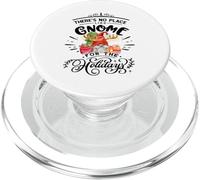 Nain de Noël « There Is No Place Like Gnome » PopSockets PopGrip pour MagSafe