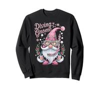 Nain de plongée de Noël avec Esprit Festif et Aventure Sweatshirt